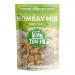 A vibrant packet of Lime Pickle Bombay Mix shows golden crunchy sev, roasted peanuts and ribboned chickpea bites flecked with green lime seasoning. Bright bag art displays lime slices and bold lettering while the snack glistens with oil and spice under soft light. Specks of red chili and salt gleam.