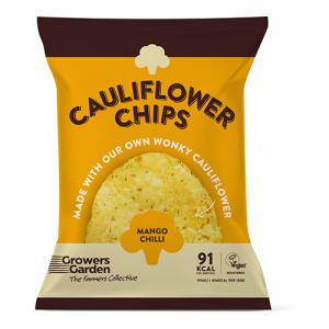 Growers Garden Cauliflower Crisps with Mango Chilli 84g Pack of 12