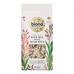 Biona Organic Wild Rice Mix 500G Pack of 6