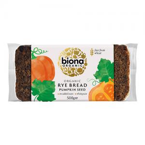 Biona Organic Rye Bread Pumpkin Seed 500g Pack of 7