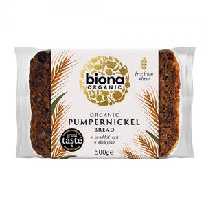 Biona Organic Pumpernickel Bread 500g Pack of 9