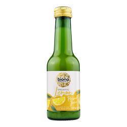 Biona Organic Lemon Juice 250ml Pack of 6