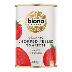 Biona Organic Chopped Tomatoes 400g Pack of 12