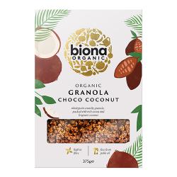 Biona Organic Choco-Coconut Granola 375G Pack of 6