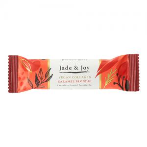 Jade & Joy Vegan Collagen Caramel Blondie Protein Bar 50g Pack of
