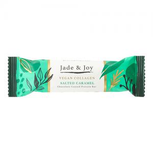Jade & Joy Vegan Collagen Salted Caramel Protein Bar 50g Pack of