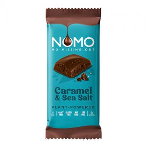 Nomo Block Bar Caramel Sea Salt 75g Pack of 14