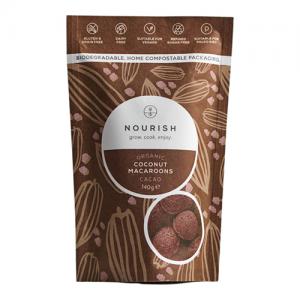 Nourish Cacao Macaroons 140g Pack of 10