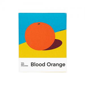 Ocelot Organic Dark Chocolate Blood Orange 70g Pack of 12