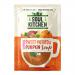 Vibrant retail pack of Soul Kitchen Curried Sweet Potato & Pumpkin shows bright orange and pumpkin-gold tones with photographic images of sliced sweet potato and pumpkin. The bold Soul Kitchen logo tops a textured curry-spice background; visible markings indicate 25g and a 12-pack.