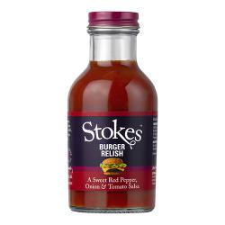 Stokes Burger Relish 295g (Bottle) Pack of 6