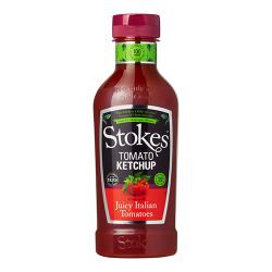 Stokes Real Tomato Ketchup SQUEEZY 485g Pack of 10