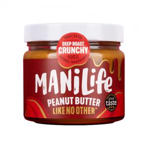 ManiLife Deep Roast Crunchy Peanut Butter 275g Pack of 6