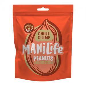 ManiLife Chilli & Lime Peanuts 25g Pack of 12