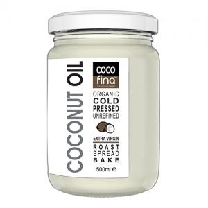 Cocofina Organic Virgin Coconut Oil 500ml Pack of 6