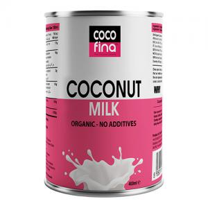 Cocofina Organic Coconut Milk 400ml Pack of 6