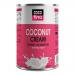 Six 400ml Cocofina Organic Coconut Cream cartons stand in a neat row. White-and-green labels display a halved coconut illustration and the Cocofina logo. Smooth matte surfaces catch soft light. Organic certification badges and small ingredient text appear along the cartons' sides A soft shadow falls