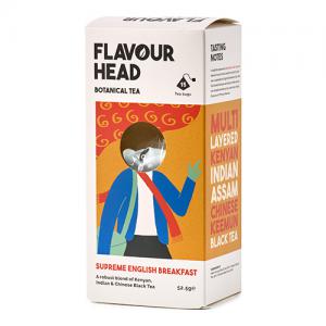 Flavour Head Supreme English Breakfast Botanical Tea 52.5g Pack of 6