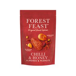 Forest Feast Serrano Chilli Honey Peanuts & Almonds 120g Pack of 8