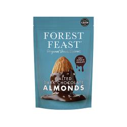Forest Feast Sea Salted Dark Chocolate Almonds 120g Pack of 8