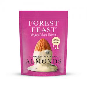 Forest Feast Cookies & Cream Almonds 120g Pack of 8