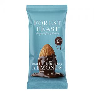 Forest Feast Salted Dark Chocolate Almonds Impulse 40g Pack of 12