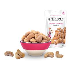 Mr Filberts Chicago-style Sweet & Salty Cashews 100g Pack of 12