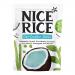 The photo shows six upright 250g pouches of Nice Rice Coconut & Lemongrass Basmati Rice arranged in a neat row. Each glossy pouch features the Nice Rice logo, coconut and lemongrass illustrations, clear product name and weight, with studio lighting and a plain neutral background. Soft shadows fall