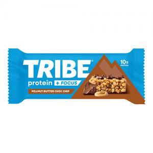 TRIBE Protein  Focus Flapjack  Peanut Butter Choc Chip 60g Pack of 12