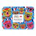 Glossy milk-chocolate bears with pillowy marshmallow centers sit neatly in a lined tray inside a chic rectangular box. Each bear shows smooth, shiny coating and delicate detailing; the box displays elegant French-style branding, pastel accents and a clear inner window. Sunlit sheen, tiny, cocoa flecks.