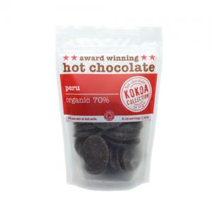 Kokoa Collection Organic Hot Chocolate, Peru 70 Pack of 6