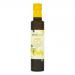 Six 250ml glass bottles of Olive Branch Lemon Extra Virgin Olive Oil stand in a neat pack, their clear glass showing golden-yellow oil. Bright labels feature lemon illustrations and olive branches; silver screw caps glint. The grouped bottles create a tidy, sunlit display. They sit in two neat rows.
