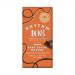 Photograph shows nine individually wrapped chocolate bars arranged in a grid within a compact box. Each wrapper displays orange and cocoa-brown tones, bold brand lettering and Swiss milk imagery. Soft lighting and a neutral background highlight textures and colors.