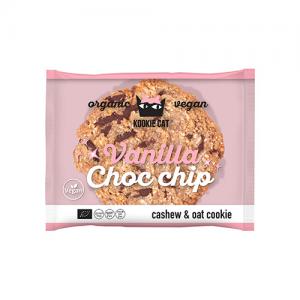 Kookie Cat Vanilla And Choc Chip Cookie 50G Pack of 12