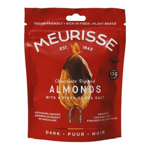 Meurisse Dark Chocolate Covered Almonds 100G Pack of 12