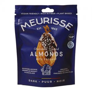 Meurisse Dark Chocolate Covered Almonds With Coconut 100G Pack of 12