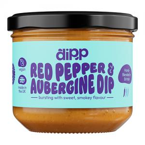 Dipp Red Pepper & Aubergine Dip 205G Pack of 6