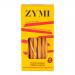 A clear plastic pack of twelve slender golden breadsticks sits upright, each stick flecked with bright red paprika and chili specks. A white label with bold green and red accents names the product while revealing the textured, rustic surface of the artisan sticks. Dusting of red crumbs, faint sheen.