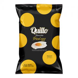 Quillo Fried Egg Flavoured Potato Chips 130G Pack of 8