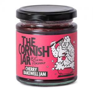 The Cornish Jar Cherry Bakewell Jam 220G Pack of 6