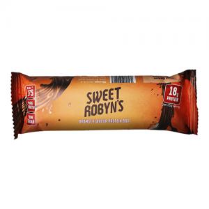 Sweet Robyns Orange Flavour Chocolate Protein Bar 55G Pack of 12