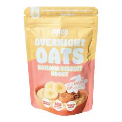 Oatco Overnight Oats Banana Biscuit Boost 70G Pack of 12