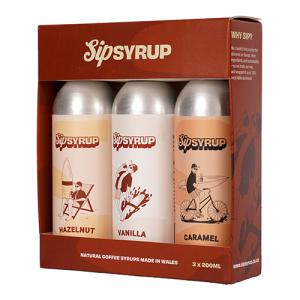 Sip Syrup Mini Bottle Gift Set 3 X 200Ml Pack of 6