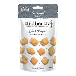 Mr Filberts Oriental Black Pepper Mochi Rice Bites 40G Pack of 16