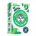 Image shows a rectangular 60g Milliways spearmint megapack in simple paperboard packaging. Green and white color scheme with spearmint leaf illustrations, bold product name and weight on front, subtle texture and a resealable flap visible at the top.