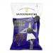 A matte cream and deep-green packet shows the Savoursmiths logo and bold Truffle & Rosemary flavour text. A glossy photo of golden crisps spills beside illustrated rosemary sprigs and a whole truffle, set on a rustic wooden surface with subtle shadowing.
