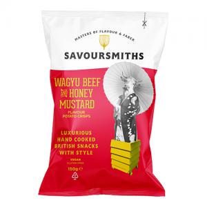 Savoursmiths Crisps Wagyu Beef And Honey Mustard Flavour Potato Crisps