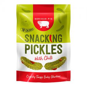 Serious Pig Snacking Pickles With Chilli 40G Pack of 24