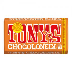 Tonys Chocolonely Milk Chocolate Caramel Sea Salt 90G Pack of 21