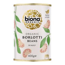 Biona Organic Borlotti Beans 400G Pack of 6